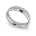 Gents-Wedding-ring-Platinum-Double-Groove-5mm Gents-Wedding-ring-Platinum-Double-Groove-5mm