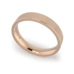 Gents-Wedding-Ring-Rose-Gold-Flat-4mm Gents-Wedding-Ring-Rose-Gold-Flat-4mm