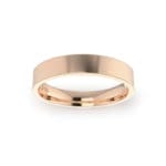 Gents-Wedding-Ring-Rose-Gold-Flat-4mm-Top Gents-Wedding-Ring-Rose-Gold-Flat-4mm-Top