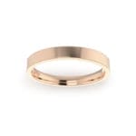 Gents-Wedding-Ring-Rose-Gold-Flat-3mm-Top Gents-Wedding-Ring-Rose-Gold-Flat-3mm-Top