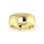 Gents-Wedding-Ring-Yellow-Gold-Wave-7mm-Top