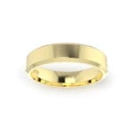Gents-Wedding-Ring-Yellow-Gold-Bevelled-5mm-Top Gents-Wedding-Ring-Yellow-Gold-Bevelled-5mm-Top