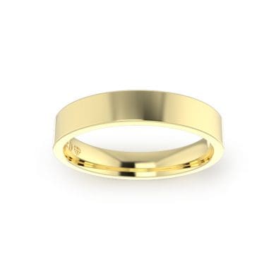 Gents-Wedding-Ring-Yellow-Gold-Flat-4mm-Top