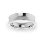 Ladies-Wedding-Ring-White-Gold-Concave-Top-5.00mm