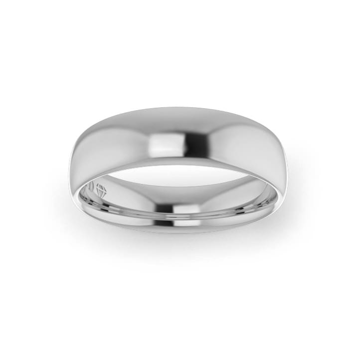 white gold wedding ring 5mm