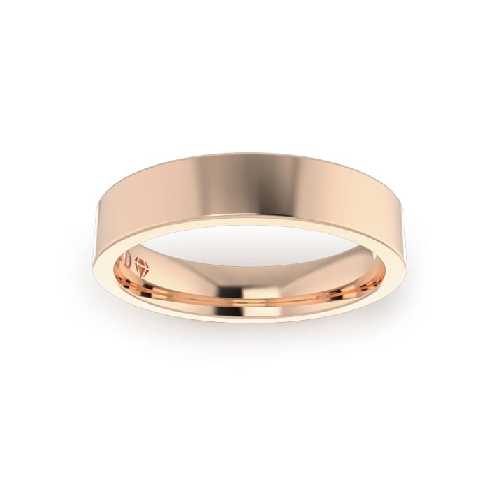 Ladies-Wedding-Ring-Rose-Gold-Flat-Top-4.00mm