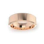 Ladies-Wedding-Ring-Rose-Gold-Bevelled-Top-6.00mm Ladies-Wedding-Ring-Rose-Gold-Bevelled-Top-6.00mm