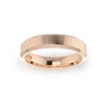 Ladies-Wedding-Ring-Rose-Gold-Bevelled-Top-4.00mm Ladies-Wedding-Ring-Rose-Gold-Bevelled-Top-4mm