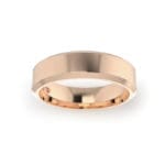 Ladies-Wedding-Ring-Rose-Gold-Bevelled-Top-5.00mm Ladies-Wedding-Ring-Rose-Gold-Bevelled-Top-5.00mm