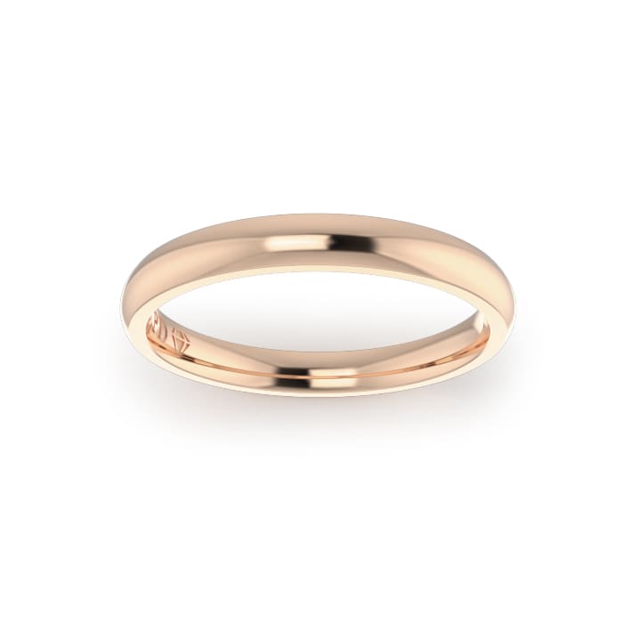 Ladies-Wedding-ring-Rose-Gold-Quarter Round-Top-2.50mm Ladies-Wedding-ring-Rose-Gold-Quarter Round-Top-2.50mm