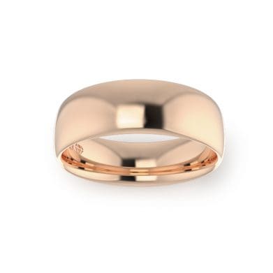 Ladies-Wedding-ring-Rose-Gold-Ellipse-Top-6.00mm