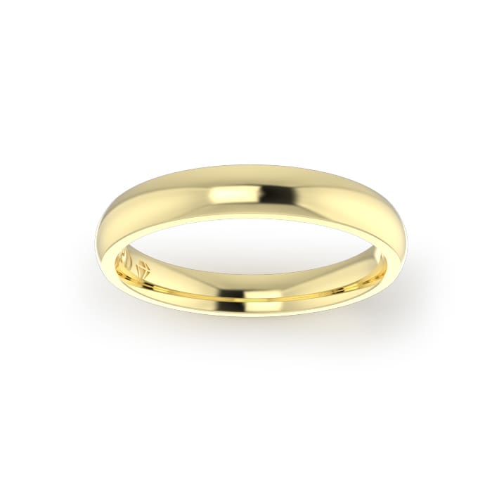Ladies-Wedding-ring-Yellow-Gold-Quarter Round-Top-3.00mm Ladies-Wedding-ring-Yellow-Gold-Quarter Round-Top-3.00mm