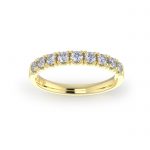 Video-Ladies-Wedding-YG-Diamond-Ring-Scallop-Pave-2.5mm
