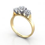 Trilogy-Diamond-Ring-RT12-Round-Brilliant-Diamond-Yellow-3D