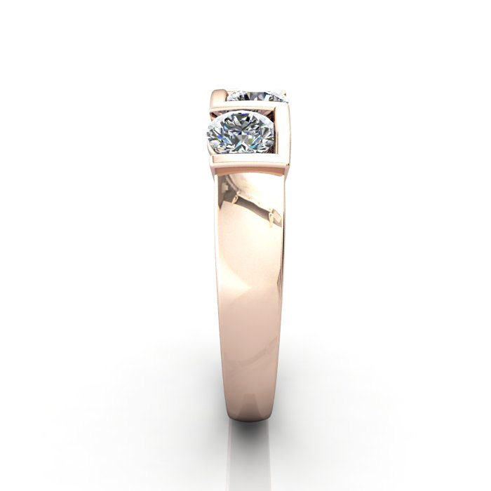 Trilogy-Diamond-Ring-RT11-Round-Brilliant-Diamond-Rose-SV