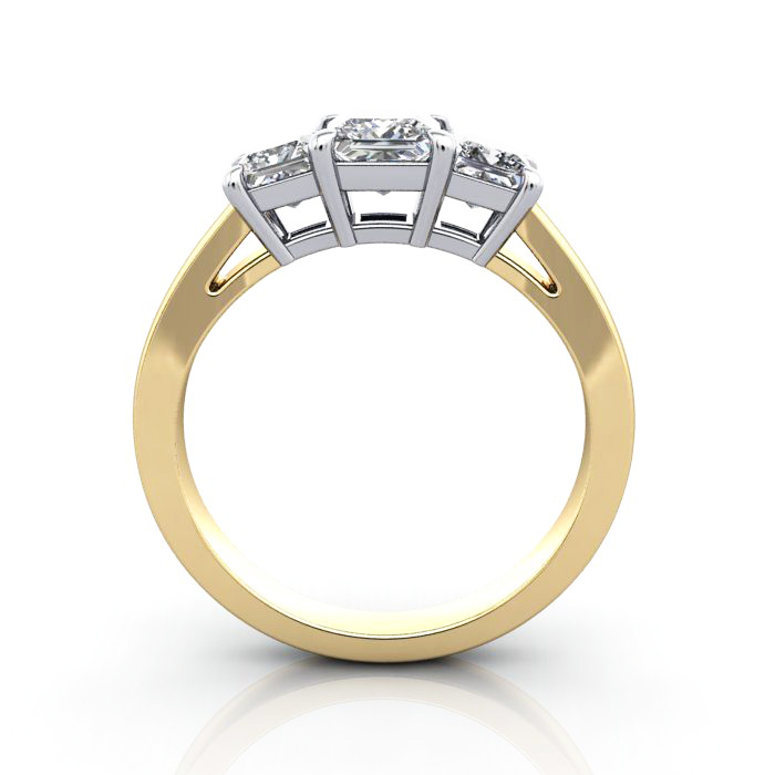 Trilogy-Diamond-Ring-RT10-Princess-Cut-Diamond-Yellow-TF