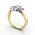 Trilogy-Diamond-Ring-RT10-Princess-Cut-Diamond-Yellow-3D