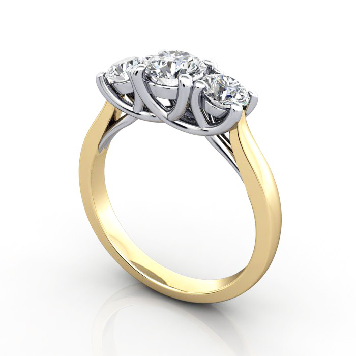 Trilogy-Diamond-Ring-RT9-Round-Brilliant-Diamond-Yellow-3D