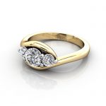 Trilogy-Diamond-Ring-RT8-Round-Brilliant-Diamond-Yellow-LF Trilogy-Diamond-Ring-RT8-Round-Brilliant-Diamond-Yellow-LF