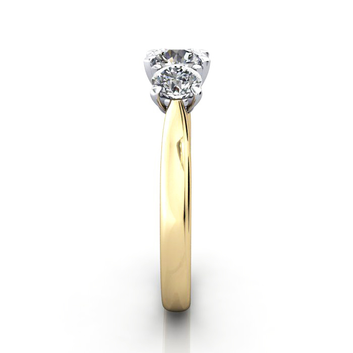 Trilogy-Diamond-Ring-RT5-Round-Brilliant-Diamond-Yellow-SV Trilogy-Diamond-Ring-RT5-Round-Brilliant-Diamond-Yellow-SV