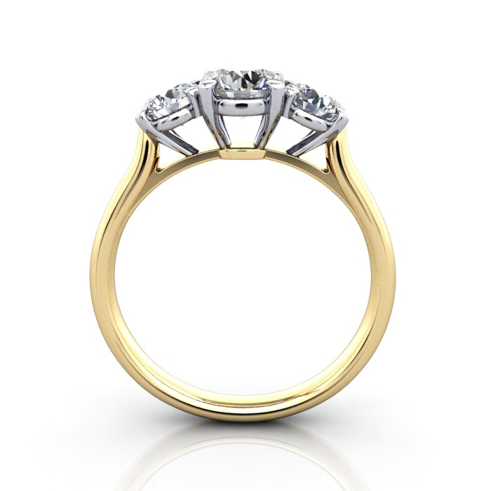 Trilogy-Diamond-Ring-RT5-Round-Brilliant-Diamond-Yellow-TF Trilogy-Diamond-Ring-RT5-Round-Brilliant-Diamond-Yellow-TF