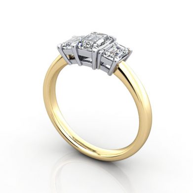 Trilogy-Diamond-Ring-RT4-Emerald-Cut-Diamond-Yellow-3D