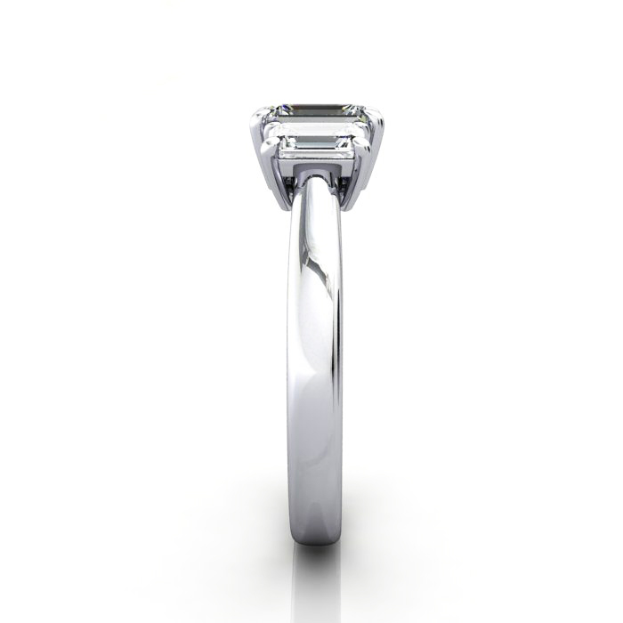 Trilogy-Diamond-Ring-RT4-Emerald-Cut-Diamond-Platinum-SV Trilogy-Diamond-Ring-RT4-Emerald-Cut-Diamond-Platinum-SV