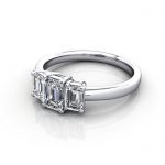Trilogy-Diamond-Ring-RT4-Emerald-Cut-Diamond-Platinum-LF Trilogy-Diamond-Ring-RT4-Emerald-Cut-Diamond-Platinum-LF