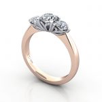 Engagement Ring RT3-Round-RG-3D