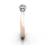 Engagement Ring RT3-Round-RG-SV