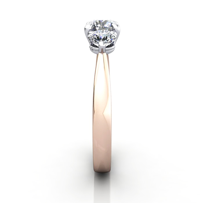 Engagement Ring RT3-Round-RG-SV