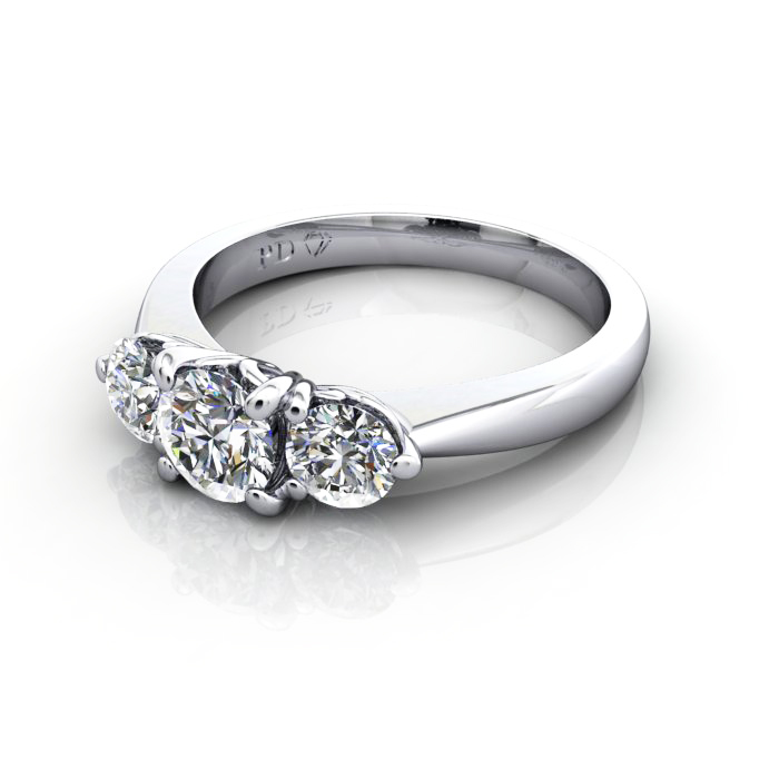 Engagement Ring RT3-Round-Plat-LF