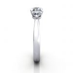 Engagement Ring RT3-Round-Plat-SV