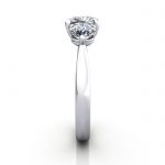Engagement Ring RT3-Cush-Plat-SV