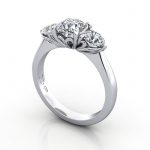 Video-Engagement Ring RT3-Cush-Plat-3D