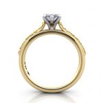 Marquise Engagement Ring, Yellow Gold, RS50, TF Marquise Engagement Ring, Yellow Gold, RS50, TF