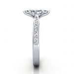 Marquise Engagement Ring, White Gold, RS50, SV
