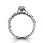 Marquise Engagement Ring, White Gold, RS50, TF
