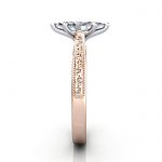 Marquise Engagement Ring, Rose Gold, RS50, SV