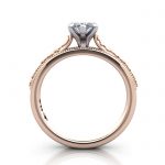 Marquise Engagement Ring, Rose Gold, RS50, TF