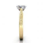 Oval Engagement Ring, Yellow Gold, RS50, SV Oval Engagement Ring, Yellow Gold, RS50, SV