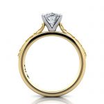 Oval Engagement Ring, Yellow Gold, RS50, TF Oval Engagement Ring, Yellow Gold, RS50, TF