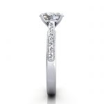 Oval Engagement Ring, White Gold, RS50, SV Oval Engagement Ring, White Gold, RS50, SV