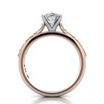 Oval Engagement Ring, Rose Gold, RS50, TF Oval Engagement Ring, Rose Gold, RS50, TF