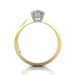 Oval Engagement Ring, Yellow Gold, RS48, TF Oval Engagement Ring, Yellow Gold, RS48, TF