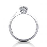 Oval Engagement Ring, White Gold, RS48, TF Oval Engagement Ring, White Gold, RS48, TF