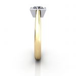 Princess Engagement Ring, Yellow Gold, RS10, SV Princess Engagement Ring, Yellow Gold, RS10, SV