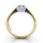 Princess Engagement Ring, Yellow Gold, RS10, TF Princess Engagement Ring, Yellow Gold, RS10, TF
