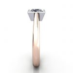 Princess Engagement Ring, Rose Gold, RS10, SV Princess Engagement Ring, Rose Gold, RS10, SV