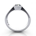 Princess Engagement Ring, Platinum, RS10, TF